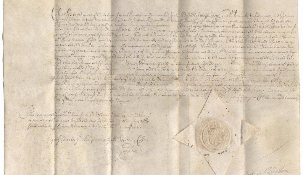 An archival image of a letter with handwritte cursive text.